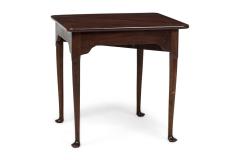 English Georgian Mahogany Flip Top Console Table - 4169908