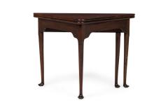 English Georgian Mahogany Flip Top Console Table - 4169909
