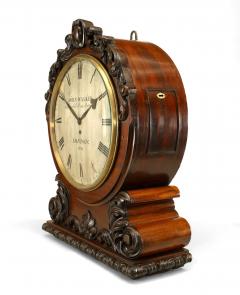 English Georgian Mahogany Mantel Clock - 4321431