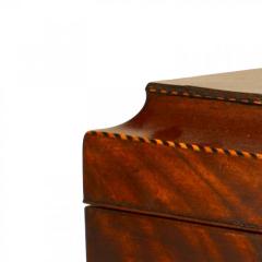 English Georgian Mahogany Tea Caddy Box - 4322687