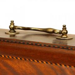 English Georgian Mahogany Tea Caddy Box - 4322688