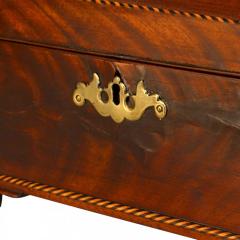 English Georgian Mahogany Tea Caddy Box - 4322689
