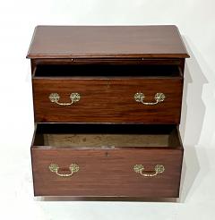 English Georgian Mahogany Two Drawer Bachelors Chest circa 1760 - 3596193