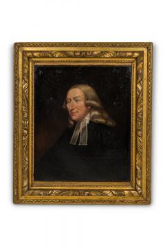 English Georgian Man in Black Portrait - 4517033