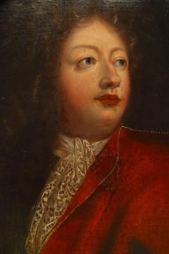 English Georgian Man in Red Coat Portrait - 4516936