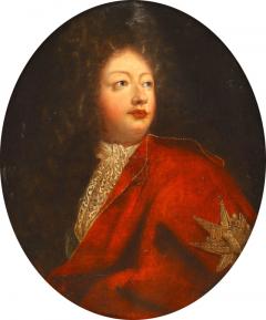 English Georgian Man in Red Coat Portrait - 4539819