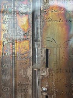 English Georgian Narrow Mahogany Case Wall Barometer - 4660365