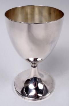 English Georgian Neoclassical Sterling Silver Goblet 1804 - 4125984
