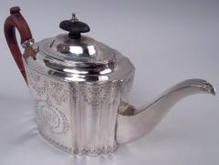English Georgian Neoclassical Sterling Silver Teapot 1792 - 4215138