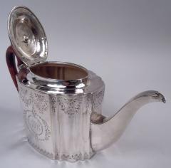 English Georgian Neoclassical Sterling Silver Teapot 1792 - 4215139