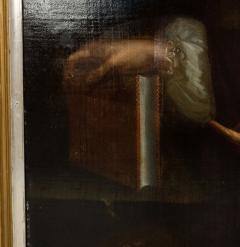 English Georgian Nobleman with Book Portrait - 4636156