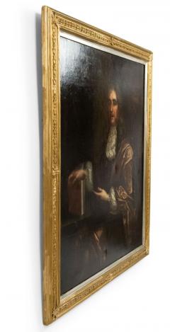 English Georgian Nobleman with Book Portrait - 4636158
