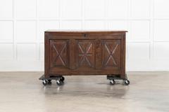 English Georgian Oak Coffer - 4393920