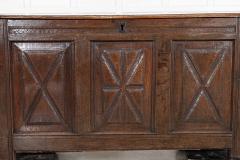 English Georgian Oak Coffer - 4393922