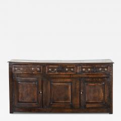 English Georgian Oak Dresser Base - 4336243