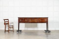 English Georgian Oak Dresser Base - 4345959