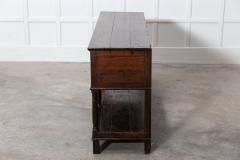 English Georgian Oak Pine Provincial Pot Board Dresser Base - 2843977