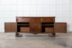English Georgian Oak Provincial Dresser Base - 2843951