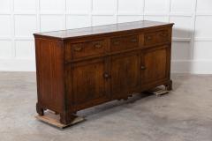 English Georgian Oak Provincial Dresser Base - 2843952