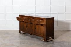English Georgian Oak Provincial Dresser Base - 2843954