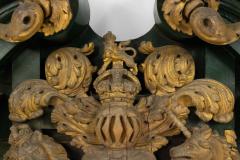 English Georgian Painted Unicorn and Lion Coat of Arms - 4200648