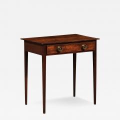 English Georgian Period 18th Century Fruitwood Side Table with Single Drawer - 3600882