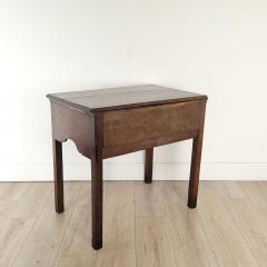 English Georgian Provincial Oak Side Table or Lowboy circa 1800 - 3766621