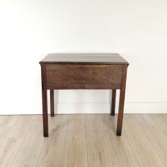 English Georgian Provincial Oak Side Table or Lowboy circa 1800 - 3766622