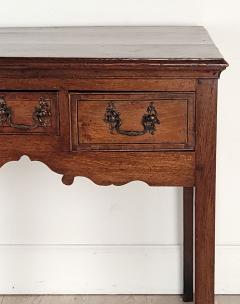 English Georgian Provincial Oak Side Table or Lowboy circa 1800 - 3766626