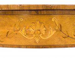 English Georgian Satinwood Demilune Console Table - 1428806