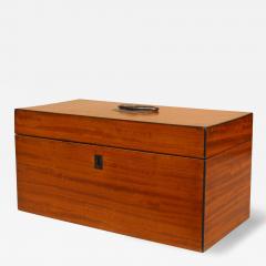 English Georgian Satinwood Tea Box - 4522232
