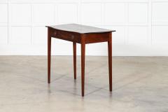 English Georgian Serpentine Mahogany Side Table - 4420100
