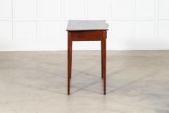 English Georgian Serpentine Mahogany Side Table - 4420102