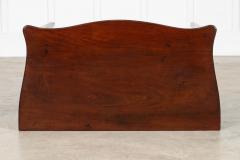 English Georgian Serpentine Mahogany Side Table - 4420105