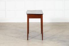 English Georgian Serpentine Mahogany Side Table - 4420106