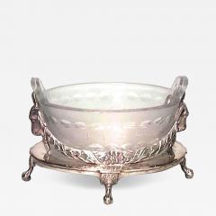 English Georgian Silver Plate Rams Head Centerpiece - 4732964