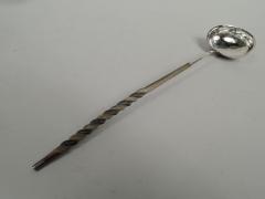 English Georgian Sterling Silver Punch Ladle with Baleen Handle - 3753937