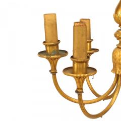 English Georgian Style Gilt Bronze Chandelier - 4170293