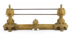 English Georgian Style Gilt Bronze Fire Fender - 4658473