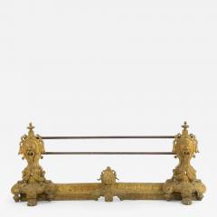 English Georgian Style Gilt Bronze Fire Fender - 4690011