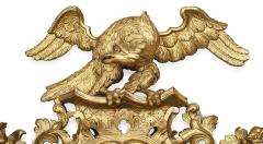 English Georgian Style Gilt Carved Eagle Wall Mirror - 1399479