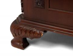 English Georgian Style Mahogany Kneehole Desk - 4640076