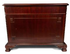English Georgian Style Mahogany Kneehole Desk - 4640078