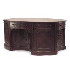 English Georgian Style Mahogany Partners Desk - 4627841