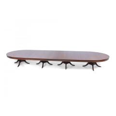 English Georgian Style Monumental Wooden Conference Table - 4644129