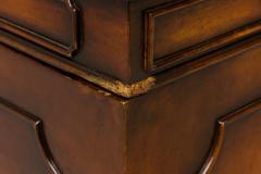 English Georgian Style Wooden Kneehole Partners Desk - 4653086