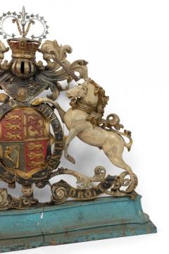 English Georgian Unicorn and Lion Coat of Arms - 4201540