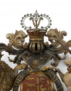 English Georgian Unicorn and Lion Coat of Arms - 4201542