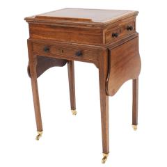 English Georgian Walnut End Table - 4700434