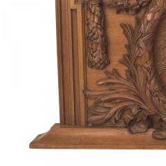 English Georgian Walnut Wreath Wall Plaques - 4321483